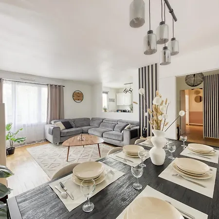 L'Ilot Zen- Ideal Pour Famille-Groupe-Pro-Double Parking-Highwifi-Aeroport Orly 8Min-Paris30Min Fresnes  Exterior photo